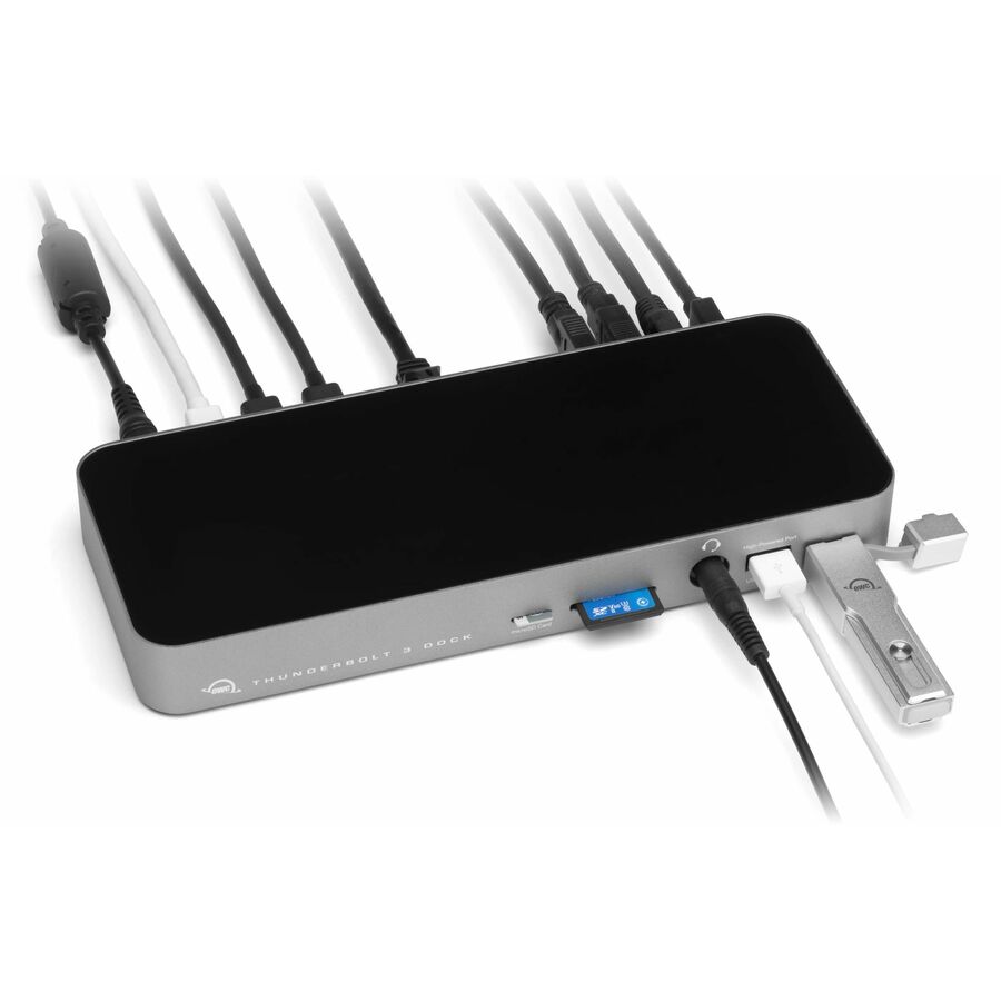 OWC 14-Port Thunderbolt Dock for Mac/PC with 85W Power - Thunderbolt 3 - Ethernet - Reader - USB - Audio