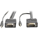 Eaton Tripp Lite Series VGA High-Resolution RGB Coaxial Cable with Audio (HD15 and 3.5mm M/M) 6 ft. (1.83 m)