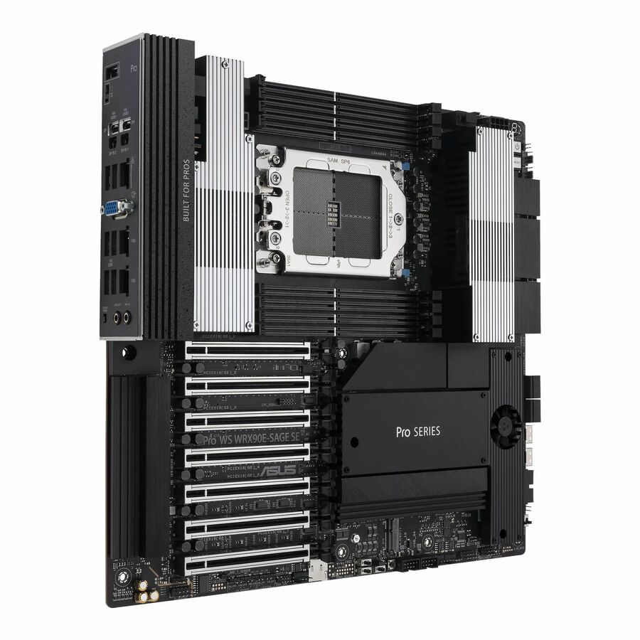 Asus WS WRX90E-SAGE SE Workstation Motherboard - AMD WRX90 Chipset - Socket sTR5 - SSI EEB