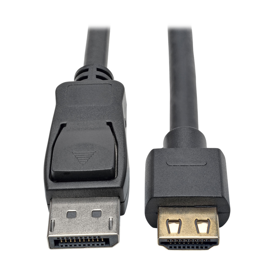 Eaton Tripp Lite Series DisplayPort 1.2 to HDMI Active Adapter Cable (M/M), 4K 60 Hz, Gripping HDMI Plug, HDCP 2.2, 20 ft. (6.1 m)