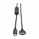 Eaton Tripp Lite Series HDMI to VGA Active Adapter Cable (HDMI to Low-Profile HD15 M/M), 10 ft. (3.1 m), TAA