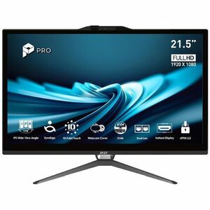 MSI PRO AP222T 14M-424US - 21.5" FHD IPS LED - Multi-touch Display - Intel Core i5-14400 - 8GB DDR4 ((1x8GB) 3200 MHz - 512GB M.2 NVMe - Windows 11 Pro - 3 Year Warranty