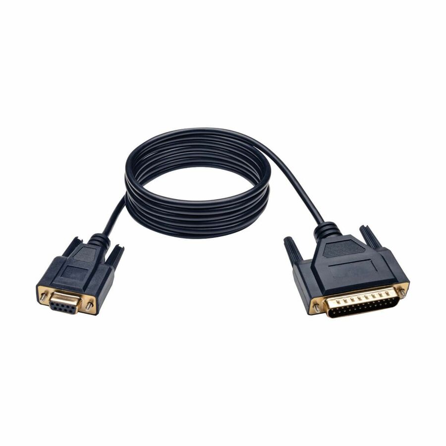 Eaton Tripp Lite Series Null Modem Serial DB9 Serial Cable (DB9 to DB25 F/M), 6 ft. (1.83 m)