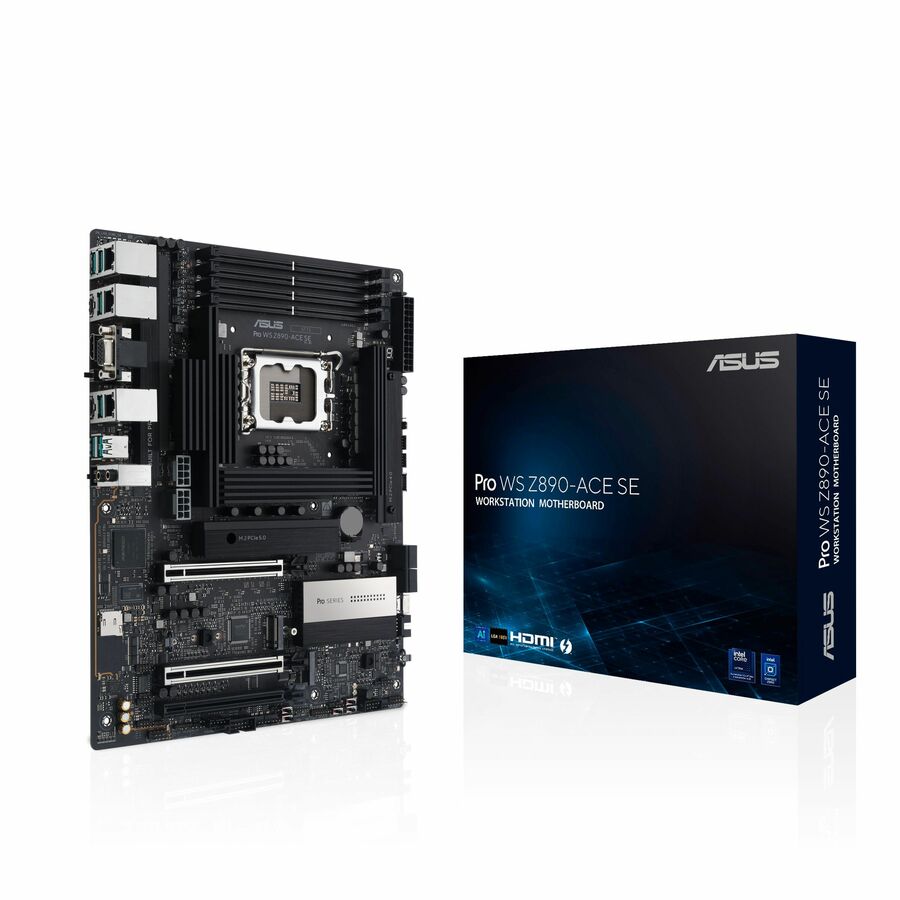 Asus Pro WS Z890-ACE SE Workstation Motherboard - Intel Z890 Chipset - Socket LGA-1851 - ATX