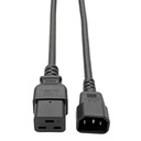 Tripp Lite by Eaton Power Cord C19 to C14 - Heavy-Duty 15A 250V 14 AWG 6 ft. (1.83 m) Black