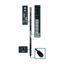 Tripp Lite by Eaton PDU 10kW 200-240V 3PH Switched PDU LX Interface Gigabit 30 Outlets L21-30P Input LCD 1.8 m Cord 0U 1.8 m Height TAA