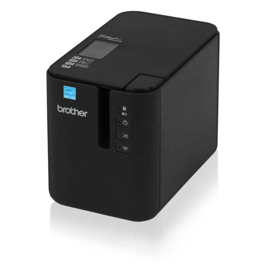Brother P-touch PTP900C Desktop Thermal Transfer Printer - Monochrome - Label Print - USB - Serial - With Cutter