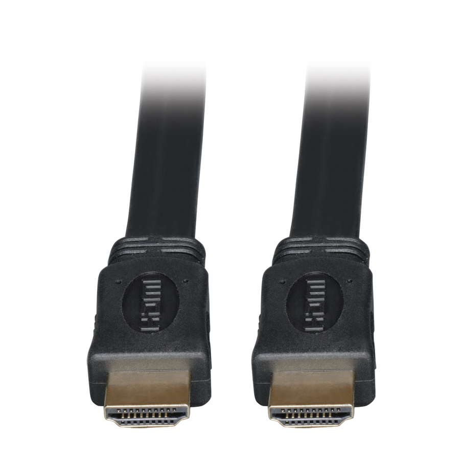Eaton Tripp Lite Series High-Speed HDMI Flat Cable, Digital Video with Audio, UHD 4K (M/M), Black, 3 ft. (0.91 m)