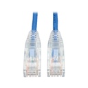 Eaton Tripp Lite Series Cat6 Gigabit Snagless Slim UTP Ethernet Cable (RJ45 M/M), PoE, Blue, 6 ft. (1.83 m)