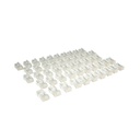 Tripp Lite by Eaton Cat5e RJ45 Modular In-Line Connectors for Stranded Cat5e Cable 50-Pack TAA