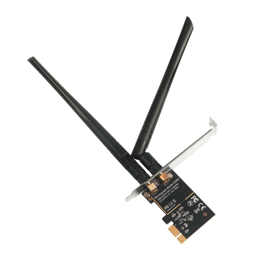 SIIG Wireless 2T2R Dual Band WiFi Ethernet PCIe Card - AC1200