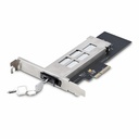 StarTech M.2 NVMe SSD to PCIe x4 Removable Mobile Rack for PCI Express Expansion Slot, Tool-less Installation, PCIe Hot-Swap Drive Bay