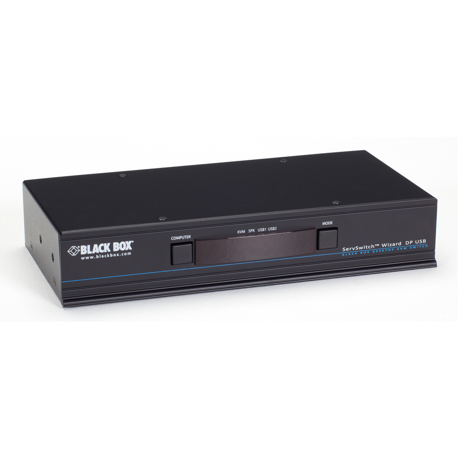 Black Box ServSwitch Wizard DP USB DisplayPort, 4-Port