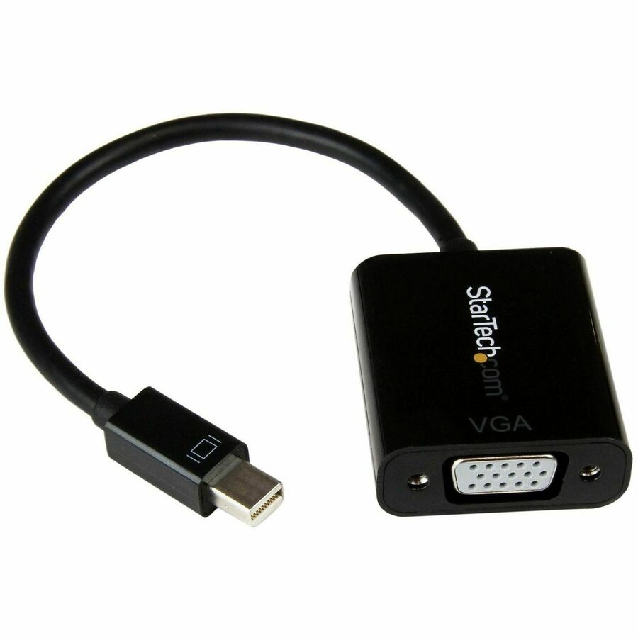 StarTech Mini DisplayPort to VGA Adapter, Active Mini DP to VGA Converter, 1080p Video, mDP 1.2 to VGA Monitor Adapter Dongle