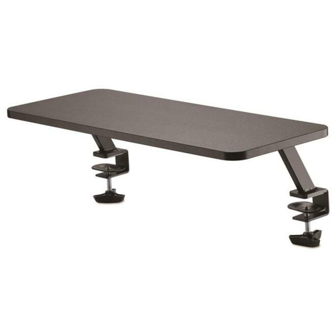 StarTech Monitor Riser Stand - Clamp-on Monitor Shelf for Desk - Extra Wide 25.6"/65 cm - For up to 34" Monitors - Black (MNRISERCLMP)