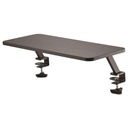 StarTech Monitor Riser Stand - Clamp-on Monitor Shelf for Desk - Extra Wide 25.6"/65 cm - For up to 34" Monitors - Black (MNRISERCLMP)