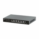 Eaton Tripp Lite Series 8-Port 2.5 Gbps Desktop Gigabit Ethernet Unmanaged Switch with PoE+ Pass-Through, 100W, Metal Enclosure, TAA