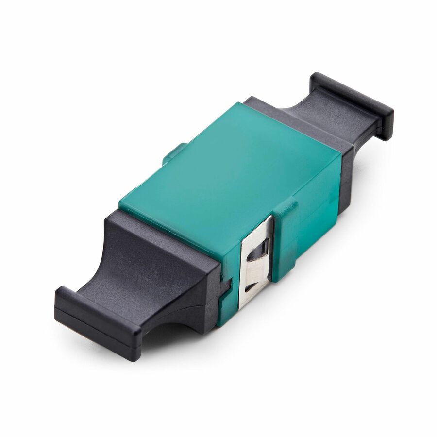 StarTech MPO/MTP Coupler, Multimode OM3/OM4 MPO Fiber Coupler, Key Up-Key Down, Fiber Optic MPO/MTP Coupler for Patch Panels - Aqua