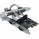 SIIG Quad-Serial Port / RS-232 PCIe Card