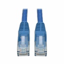 Eaton Tripp Lite Series Cat6 Gigabit Snagless Molded (UTP) Ethernet Cable (RJ45 M/M), PoE, Blue, 8 ft. (2.43 m)