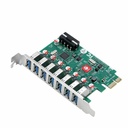 SIIG USB 3.0 7 Port PCIe Host Card - UASP Mode
