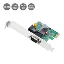 SIIG DP Cyber RS-232 1S PCIe Card - 250Kbps