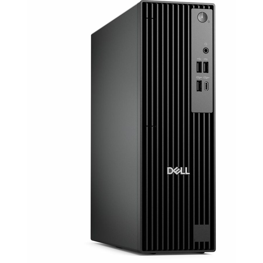 Dell Pro Slim QCS1250 Desktop Computer - Intel Core Ultra 5 235 - vPro Technology - 16 GB - 512 GB SSD - Slim PC - Standard Black