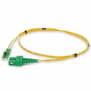AddOn 2m ASC to ALC Yellow OS2 Duplex OFNR (Riser-Rated) SMF Fiber Patch Cable