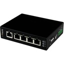StarTech 5 Port Unmanaged Industrial Gigabit Ethernet Switch, DIN Rail / Wall-Mountable, TAA