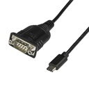 StarTech USB C to Serial Adapter Cable 16" (40cm) - USB Type-C to Serial RS232 (DB9) Cable Converter - Male/Male - Windows/Mac/Linux