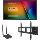 ViewSonic ViewBoard IFP9850-E1 - 4K Interactive Display with WiFi Adapter and Fixed Wall Mount - 350 cd/m2 - 98"