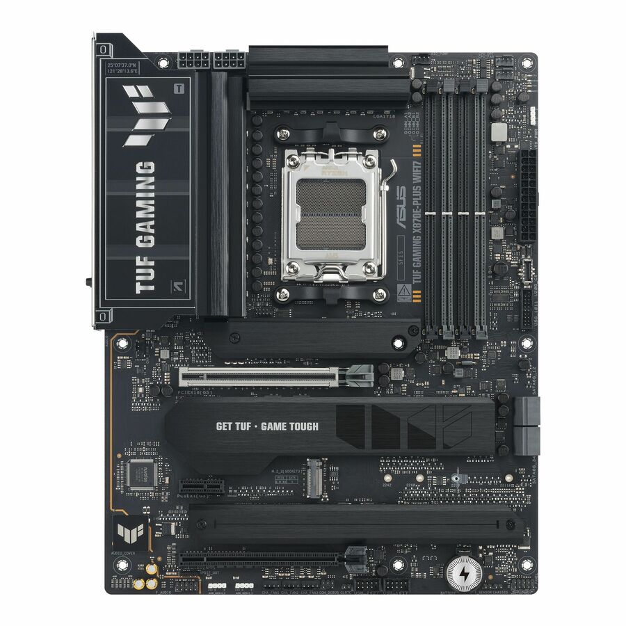 TUF X870E-PLUS WIFI7 Gaming Desktop Motherboard - AMD X870E Chipset - Socket AM5 - ATX