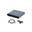 IOGEAR 2-Port 4K USB-C Desktop KVM with DisplayPort output and USB peripheral
