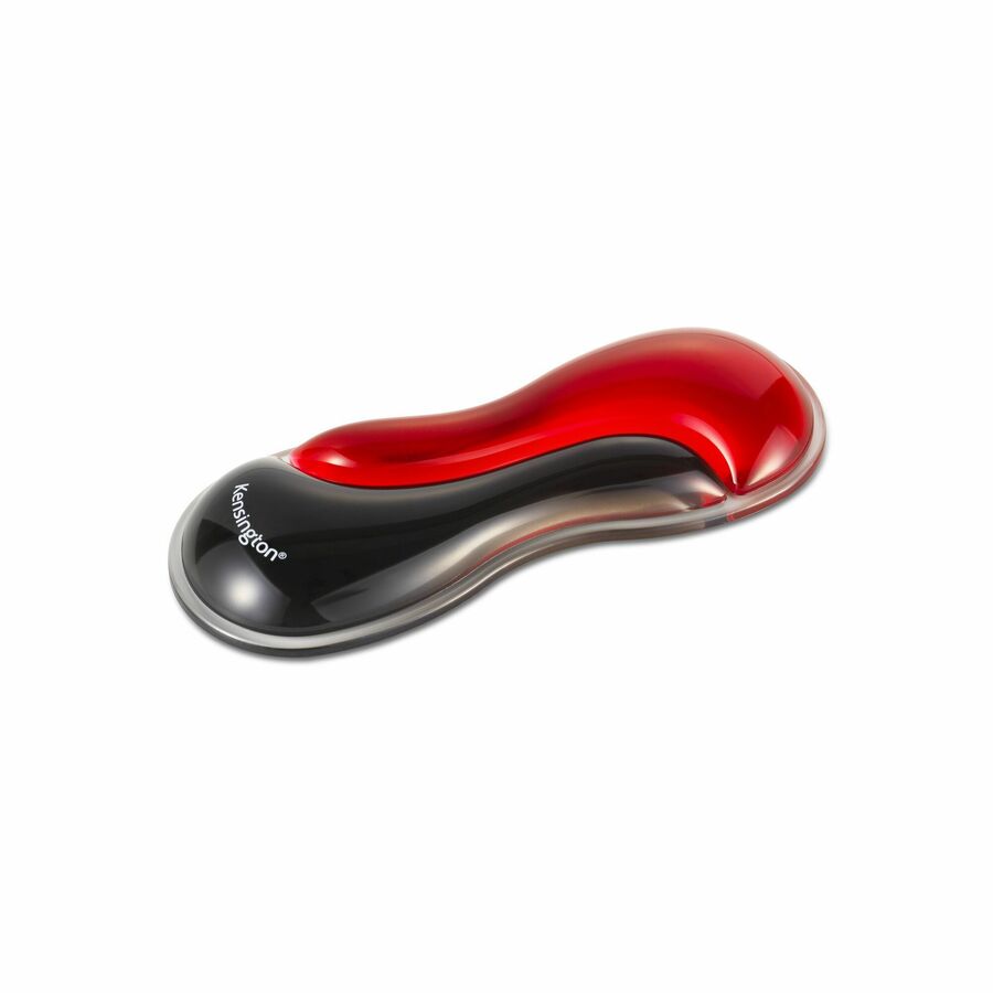Kensington Slim Duo Gel Mouse/Trackball Wrist Rest - Red