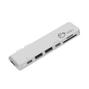SIIG Thunderbolt 3 USB-C Hub HDMI with Card Reader & PD Adapter - Silver