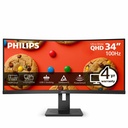 Philips B-Line 346B1C 34" Class UW-QHD Curved Screen LED Monitor - 21:9 - Textured Black