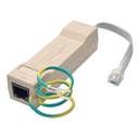 Eaton Tripp Lite Series DataShield In-Line Surge Protector for Network and Phone Lines, 2-Line RJ11/RJ45