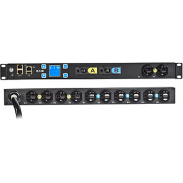 Eaton Metered Input Rack PDU 2.88kW max 120V 24A 1U L5-30P Single-Phase PDU