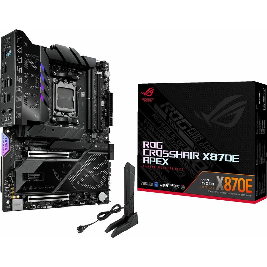 Asus ROG Crosshair X870E Apex Gaming Desktop Motherboard - AMD X870E Chipset - Socket AM5 - ATX