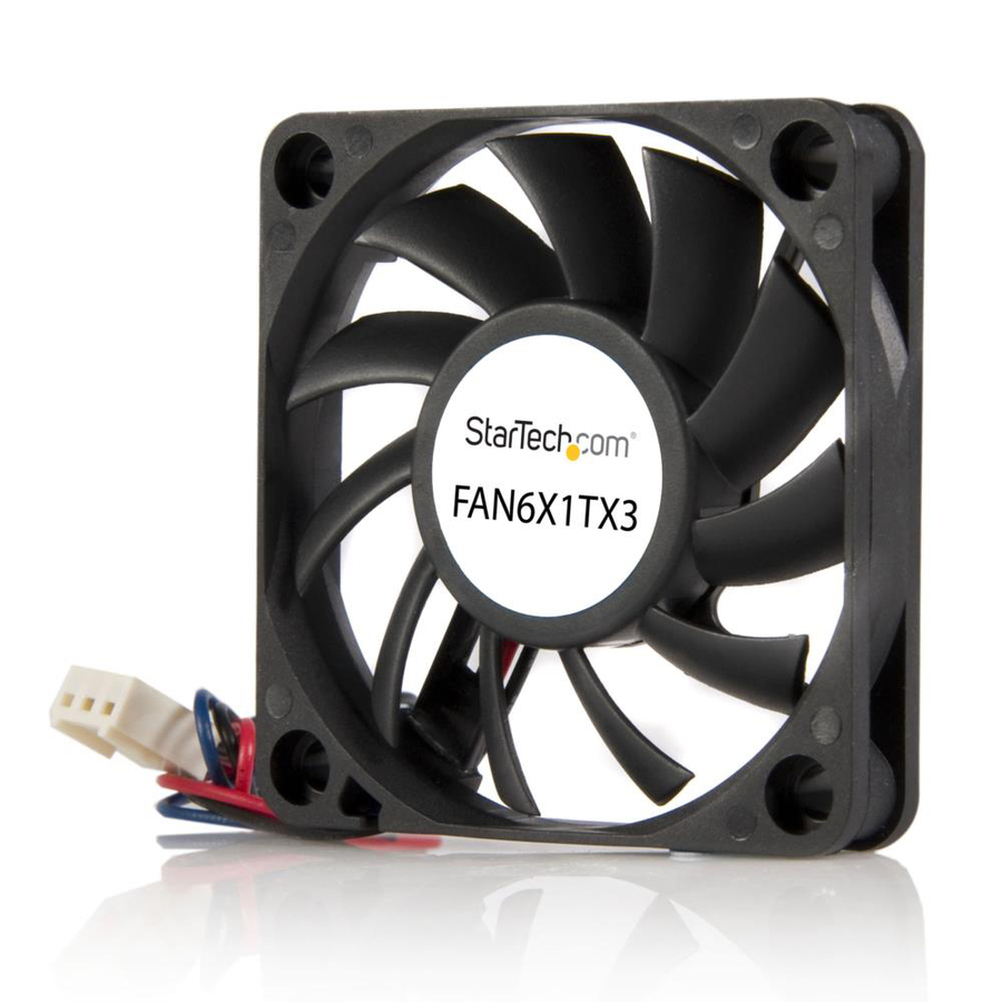 StarTech Replacement 60mm Ball Bearing CPU Case Fan - TX3 Connector - System fan kit - 60 mm