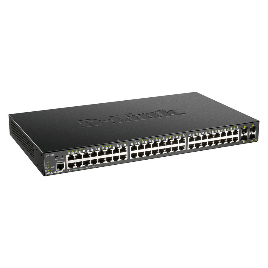 D-Link 52-Port 10-Gigabit Smart Managed PoE Switch