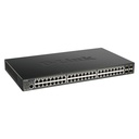 D-Link 52-Port 10-Gigabit Smart Managed PoE Switch