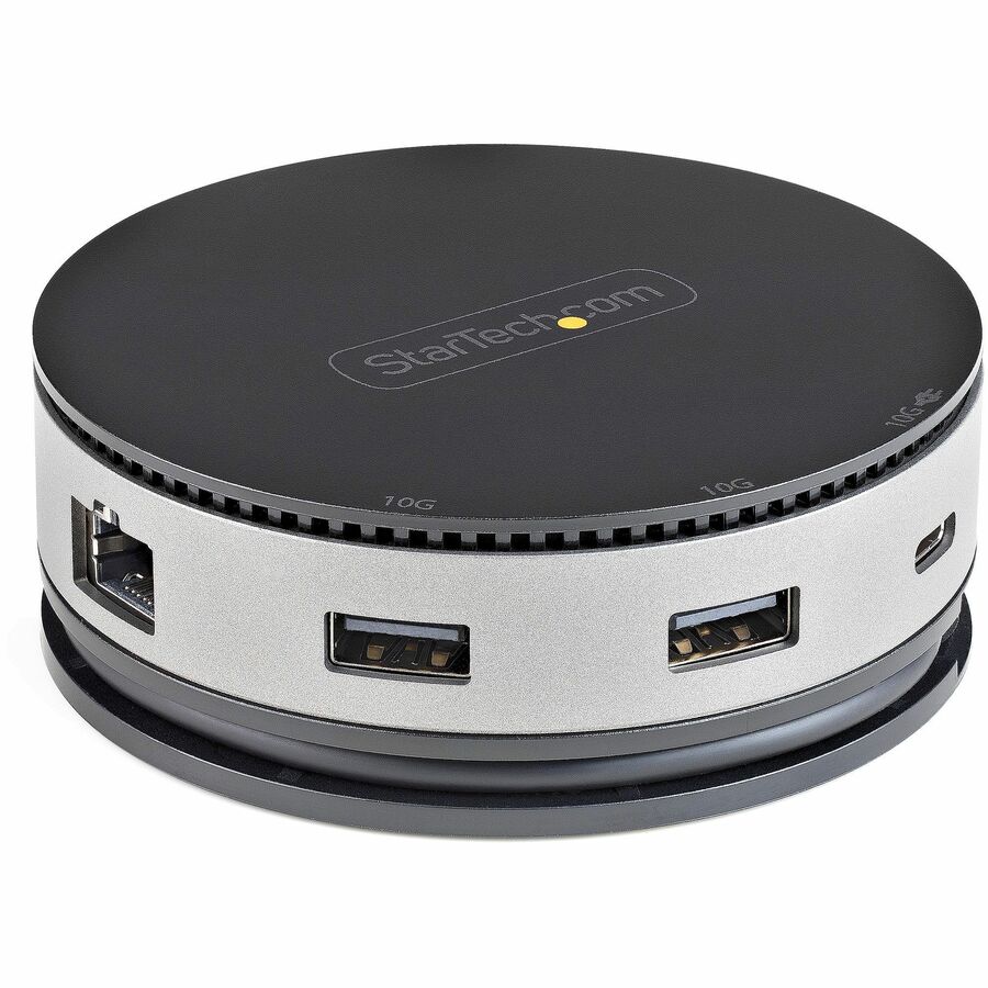 StarTech USB C Multiport Adapter - USB Type-C 10Gbps Mini Dock 4K 60Hz HDMI/DisplayPort/1080p VGA - 75W PD Passthrough, USB Hub & GbE