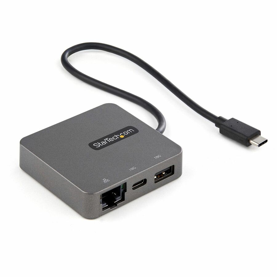 StarTech USB-C Multiport Adapter, USB 3.1 Gen 2 Type-C Mini Dock, USB-C to 4K HDMI or 1080p VGA, 10Gbps USB-A & USB-C, Ethernet, TAA