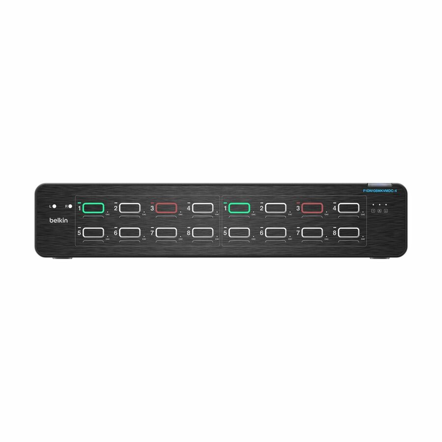 Belkin 8:2 DisplayPort DuoClave Secure KVM with CAC