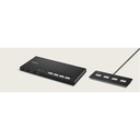 Belkin 4-Port Dual-Head Modular Secure KVM Switch Base Unit PP 4.0 w/ Remote