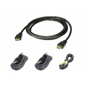 ATEN 2L7D02UHX4 6ft. Single Display HDMI Secure KVM Cable Kit