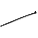 StarTech 8"(20cm) Reusable Cable Ties, 1-7/8"(50mm) Dia. 50lb(22Kg) Tensile Strength, Nylon, In/Outdoor, UL, 100 Pack, Black, TAA