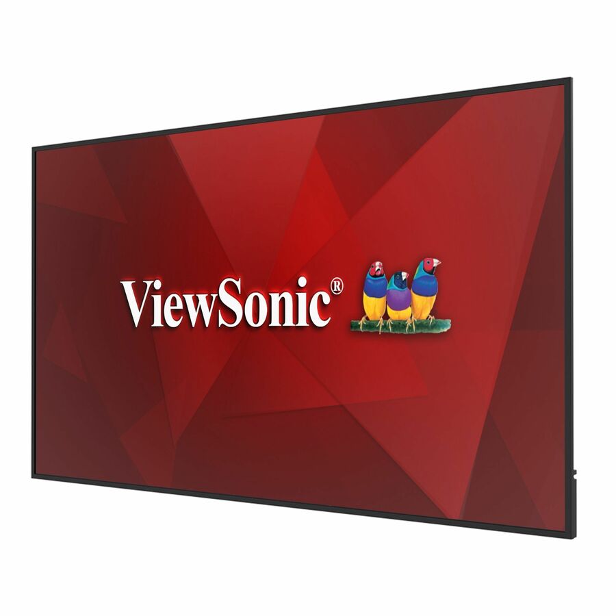 ViewSonic CDE8631 86 Inch 4K UHD Commercial Display with 500-nit Brightness, 5000:1 Contrast Ratio, OPS Slot, 8GB RAM, 32GB Storage, 16W Dual Speakers, Wifi Slot, HDMI, USB A, and USB C Inputs