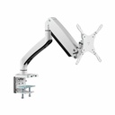 SIIG Single Monitor Gas Spring Aluminum Desk Monitor Arm with USB and Audio Ports - 17" to 49"